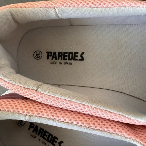 Paredes Danu women cushioned pink mesh comfort slip on shoes size 7.5 - Picture 11 of 11